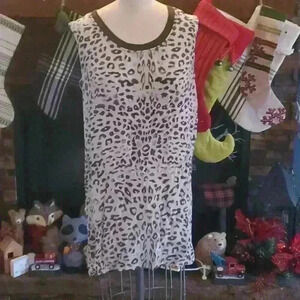 Leopard print tunic